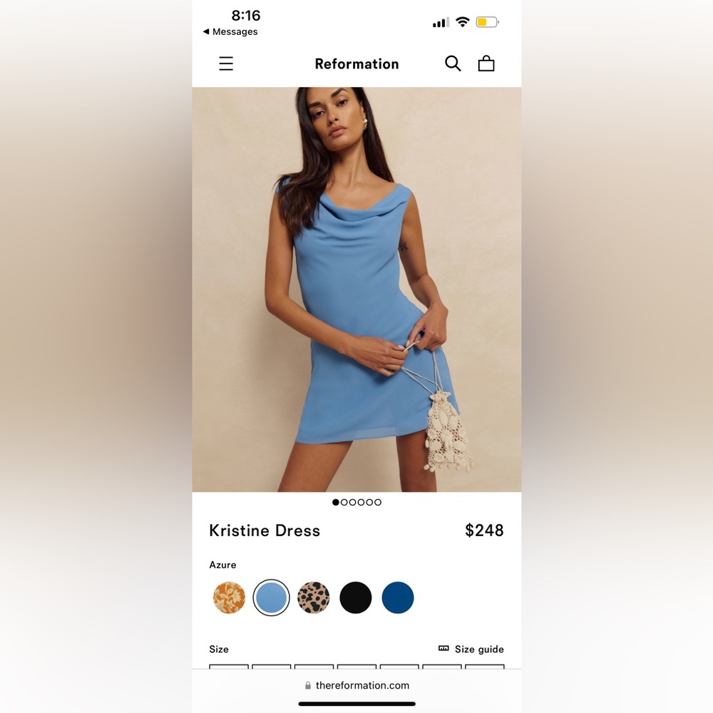 Reformation Kristine Dress